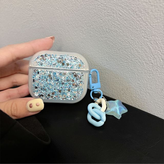 with Skin (Various / Pro Charm Case AirPods Sequined Designs) Earphone