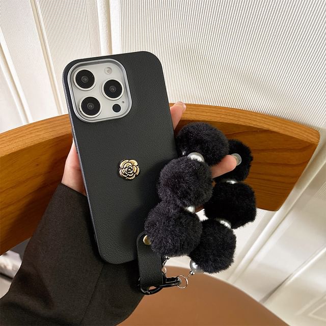 Phone Case Floral with Strap