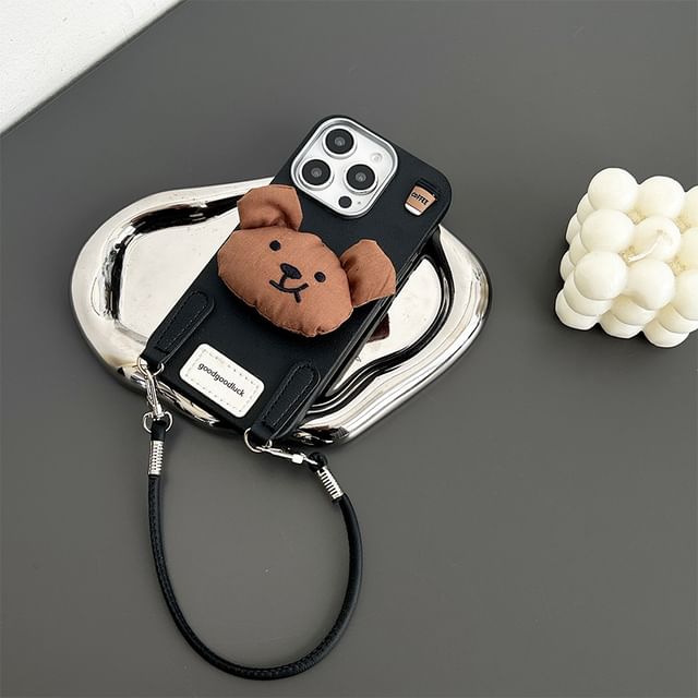 Strap Phone Puffed Bear Case with