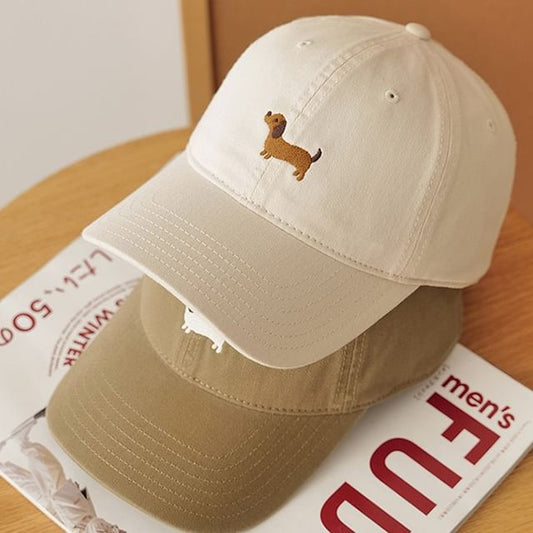 Cap Baseball Dog Embroidered