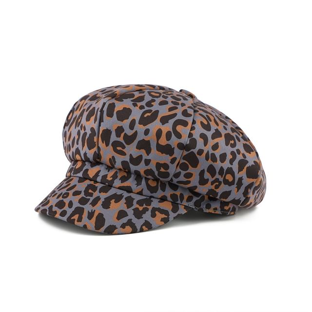 Cap Newsboy Animal Print