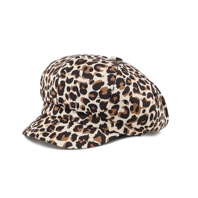 Cap Newsboy Animal Print