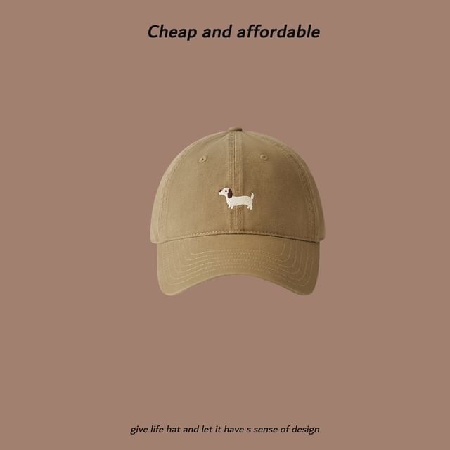 Cap Baseball Dog Embroidered