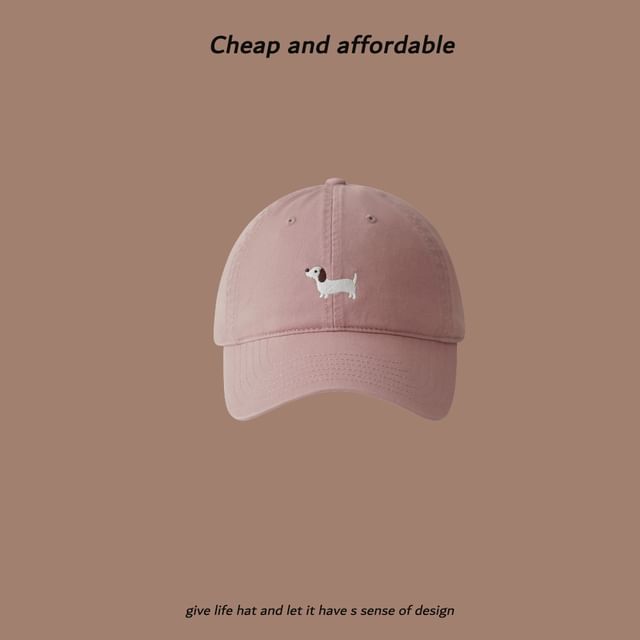 Cap Baseball Dog Embroidered
