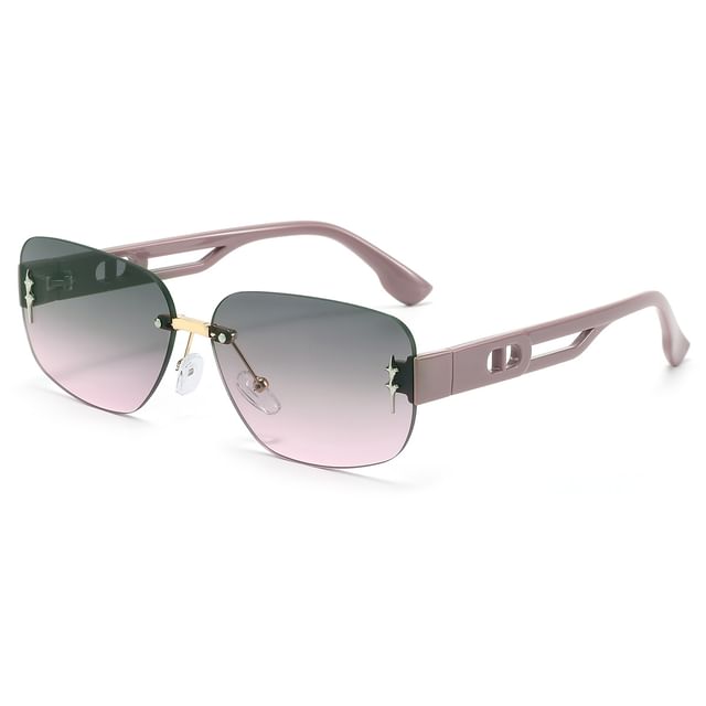 Sunglasses Rectangle Rimless