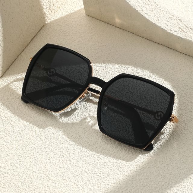 Geometric Sunglasses Oversized