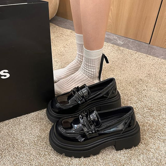 Detail Platform Loafers Plain Knot