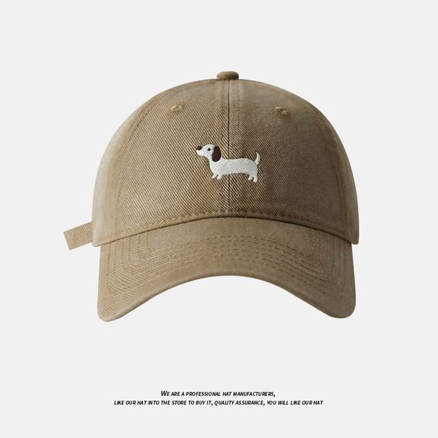 Cap Baseball Embroidered Dog