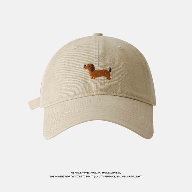 Cap Baseball Embroidered Dog