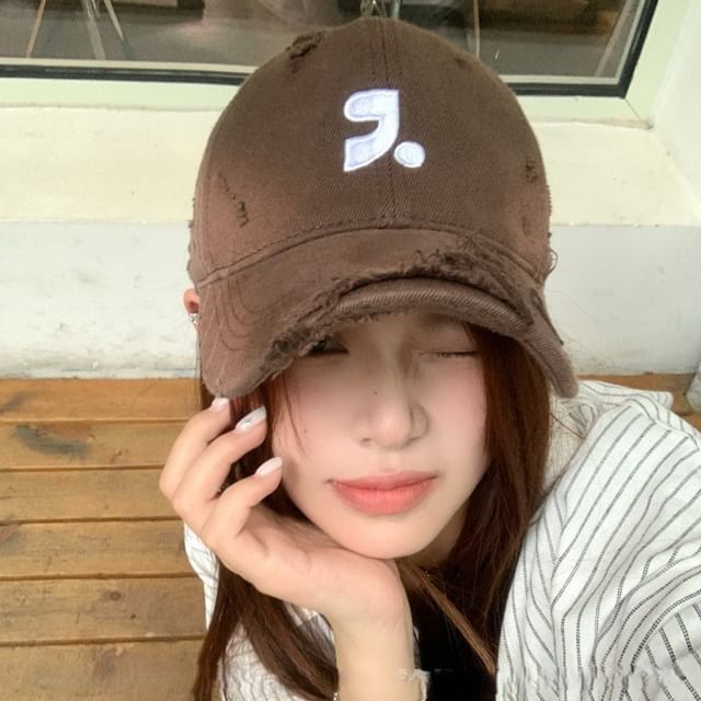 Cap Distressed Baseball