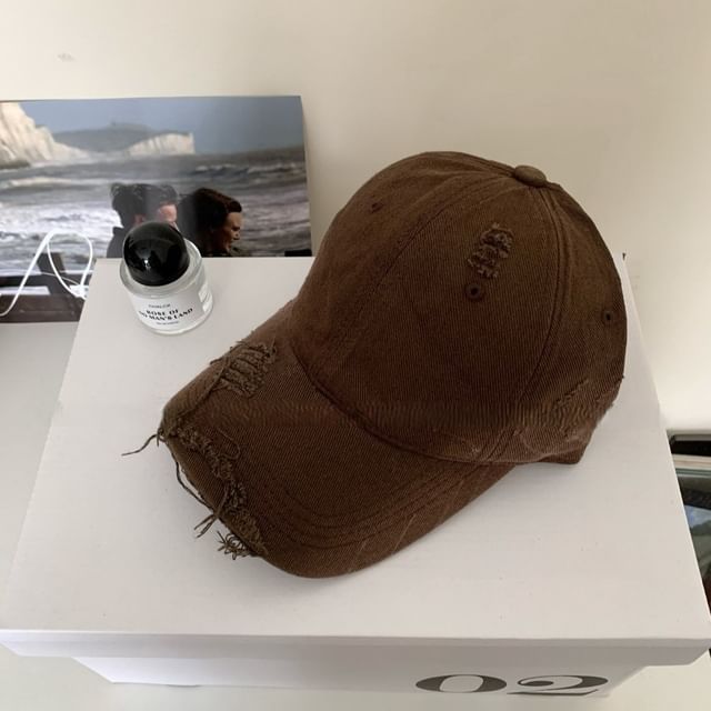 Cap Distressed Baseball