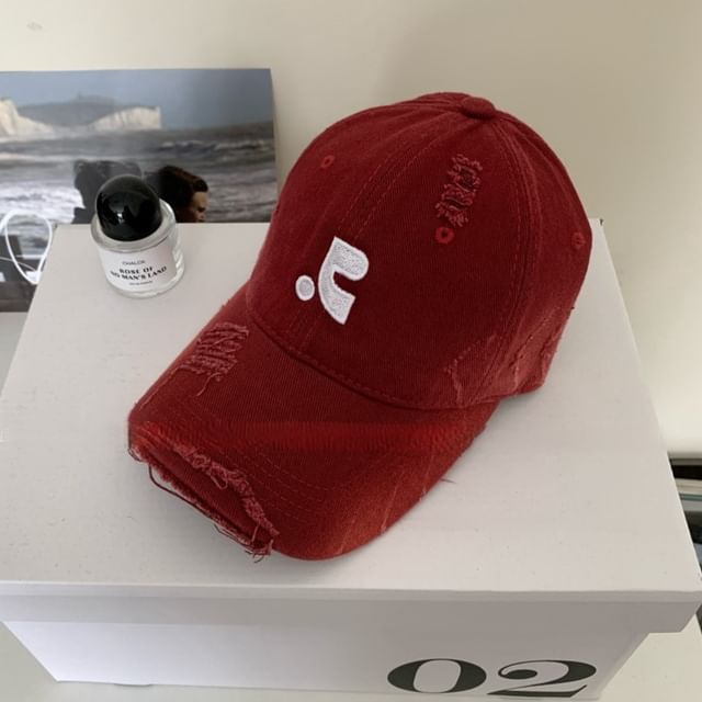 Cap Distressed Baseball