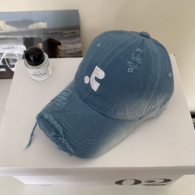 Cap Distressed Baseball