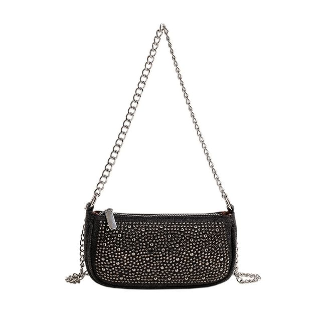 Clutch Evening Rhinestone Denim