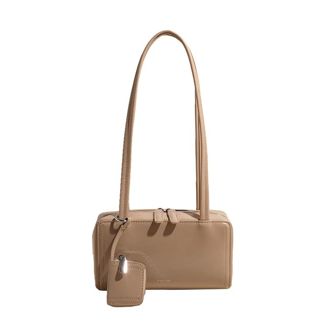 Leather Box Bag Shoulder Faux