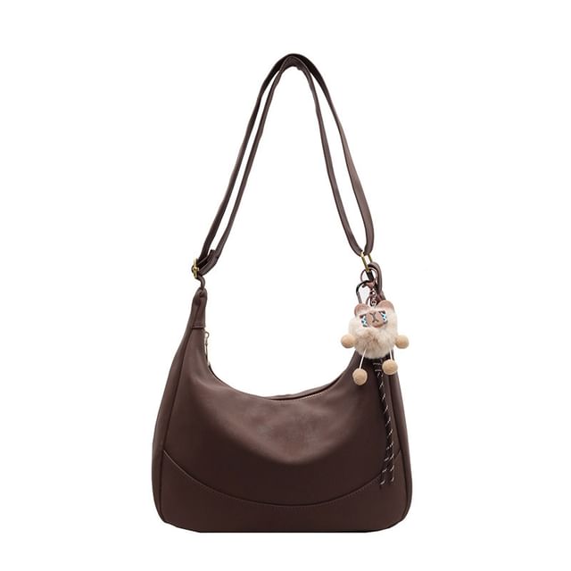 Plain Bag Leather Shoulder Faux