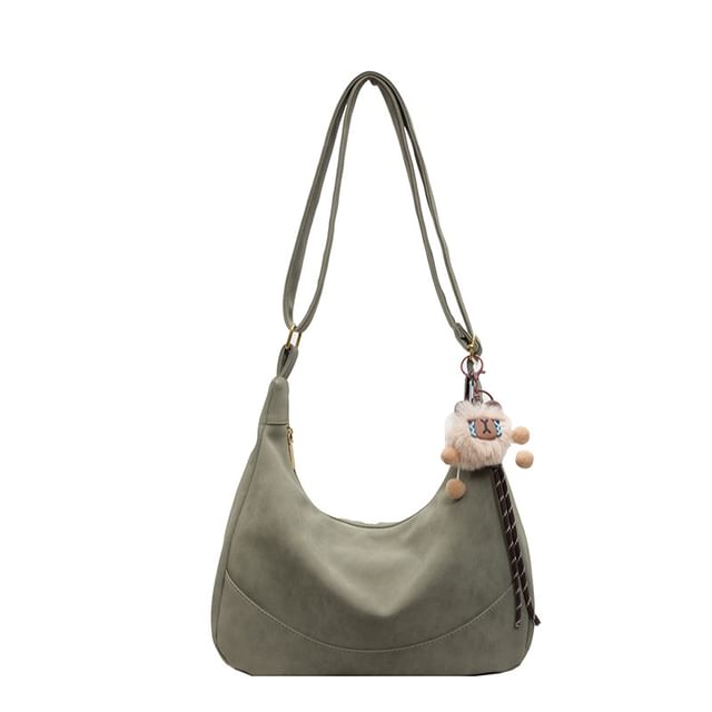 Plain Bag Leather Shoulder Faux