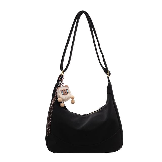 Plain Bag Leather Shoulder Faux