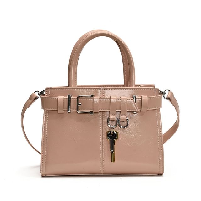 Buckle Faux Bag Crossbody Leather