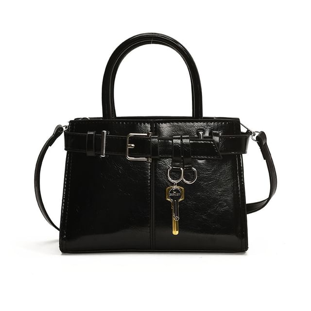 Buckle Faux Bag Crossbody Leather