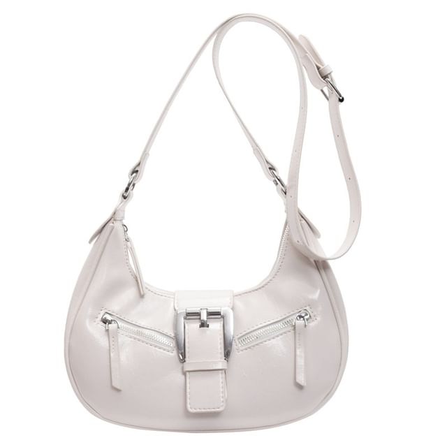 Bag Faux Bucked Leather Shoulder