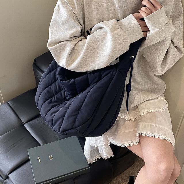 Quilted Plain Bag Shoulder