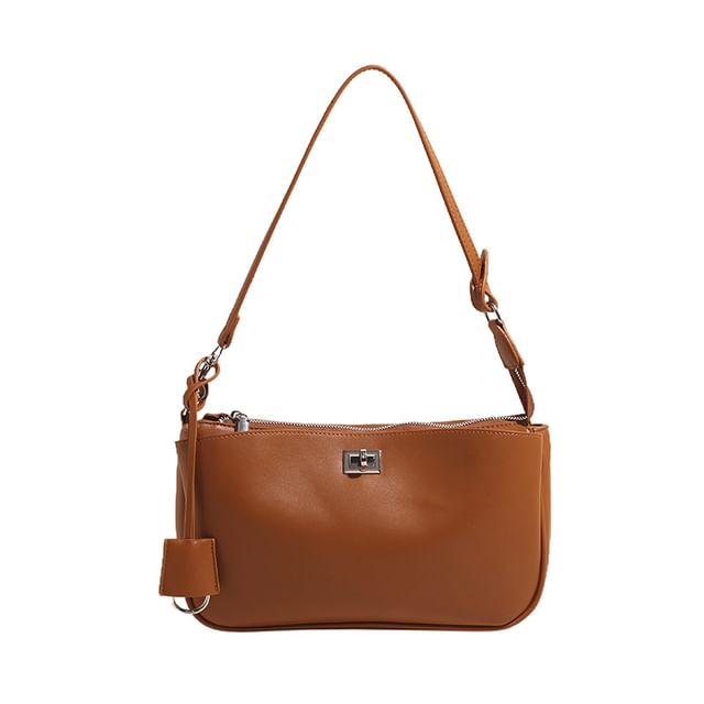 Faux Bag Crossbody Twist Leather Lock