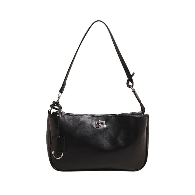 Faux Bag Crossbody Twist Leather Lock