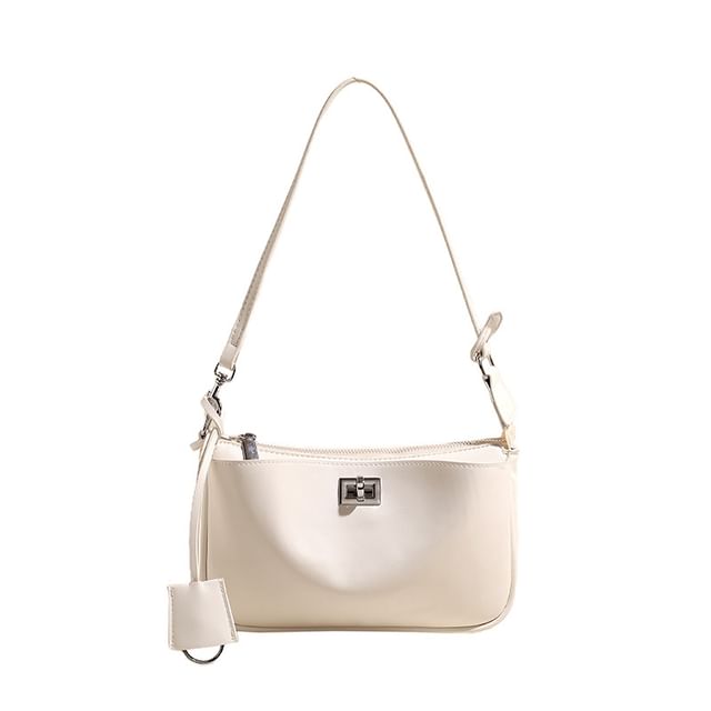 Faux Bag Crossbody Twist Leather Lock