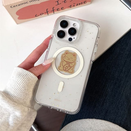 with Case Cat MagSafe) (Compatible Magnetic Phone Lucky