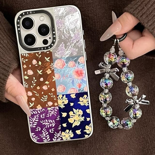 Floral Phone / Strap Set Case