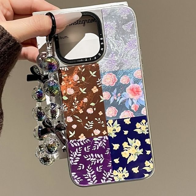 Floral Phone / Strap Set Case