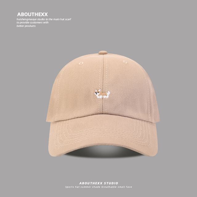 Cap Embroidered Corgi Baseball