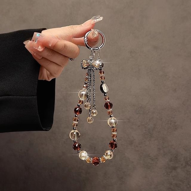 Strap Bow Phone Crystal Faux