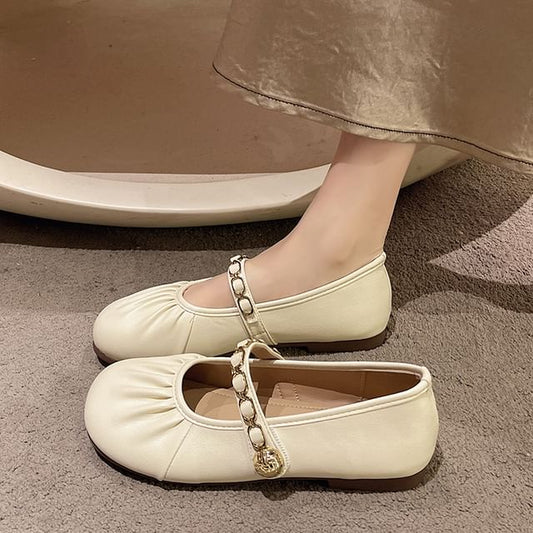 Ruched Mary Flats Jane
