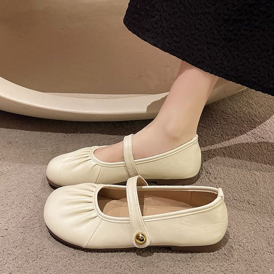 Mary Flats Ruched Jane