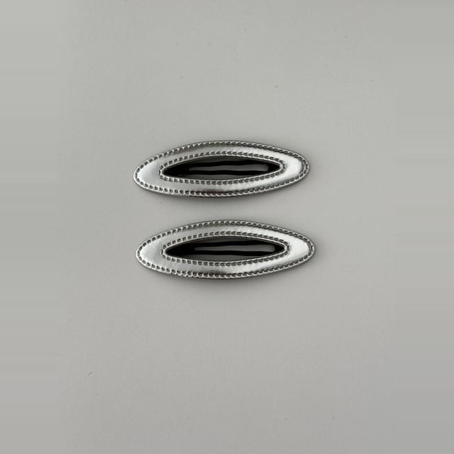 Clip Set Geometric Alloy Hair