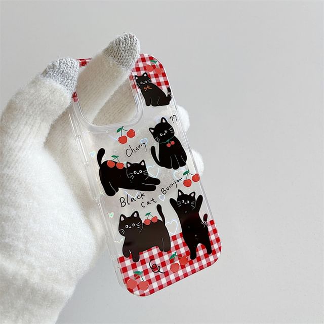 Case Set Strap Phone Cat /