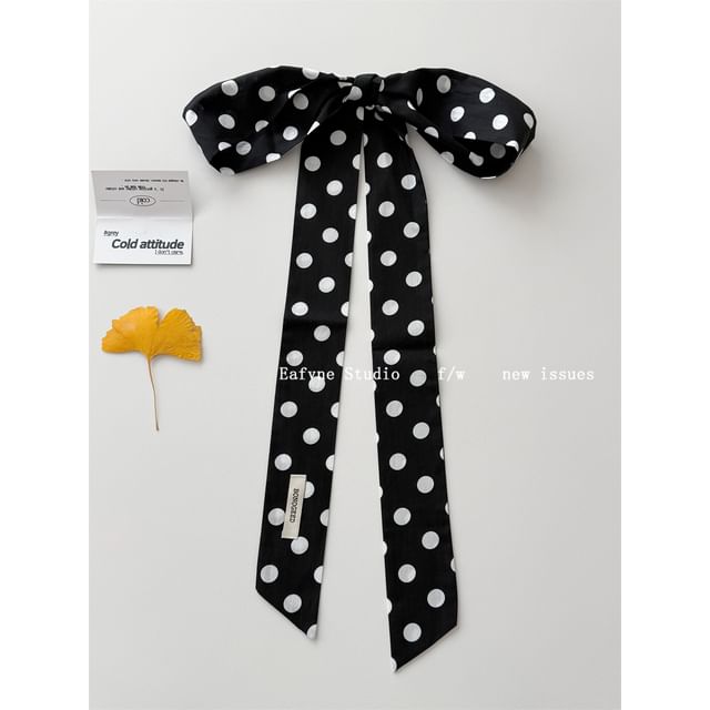 Tie Hair Scarf Patterned