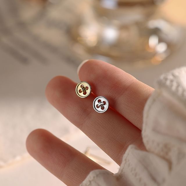 S925 Stud Earring Sterling Butterfly Silver