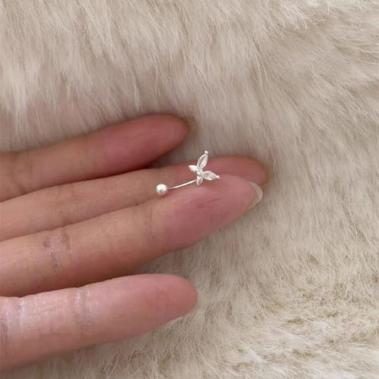 Butterfly Ear Alloy Rhinestone Jacket