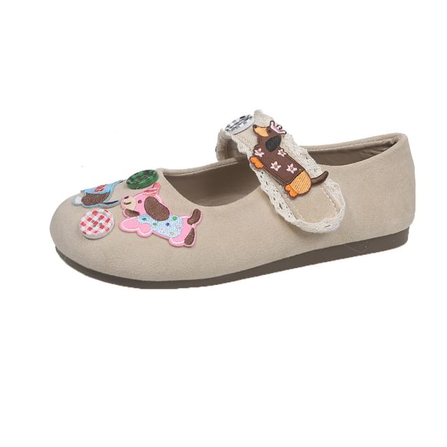 Jane Animal Mary Cartoon Shoes Applique