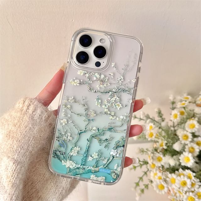 Phone Gradient Floral Case
