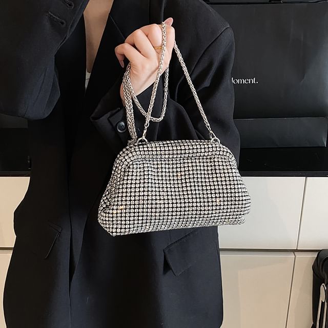 Bag Crossbody Rhinestone Chain