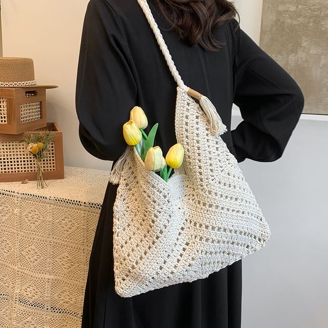 Tote Crochet Lace Bag