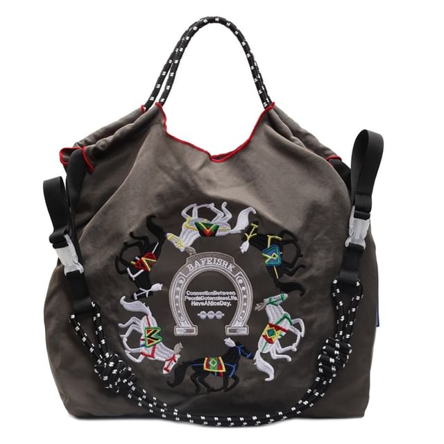 Crossbody Horse Bag Embroidered