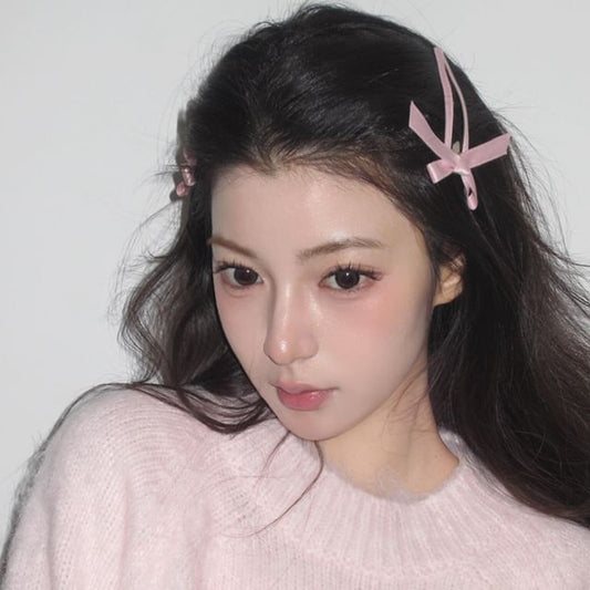 Clip Hair Set Ribbon