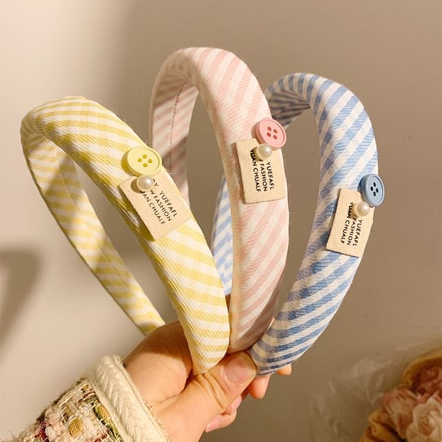 Thick Headband Striped