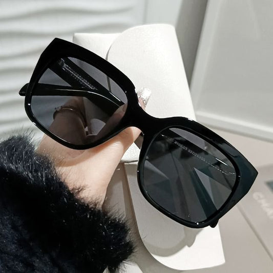 Square Sunglasses Plain Oversized