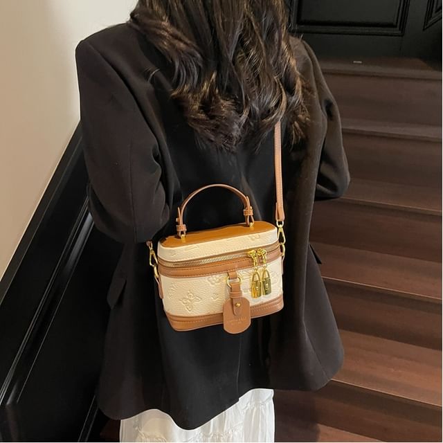 Bag Faux Crossbody Cartoon Print Leather